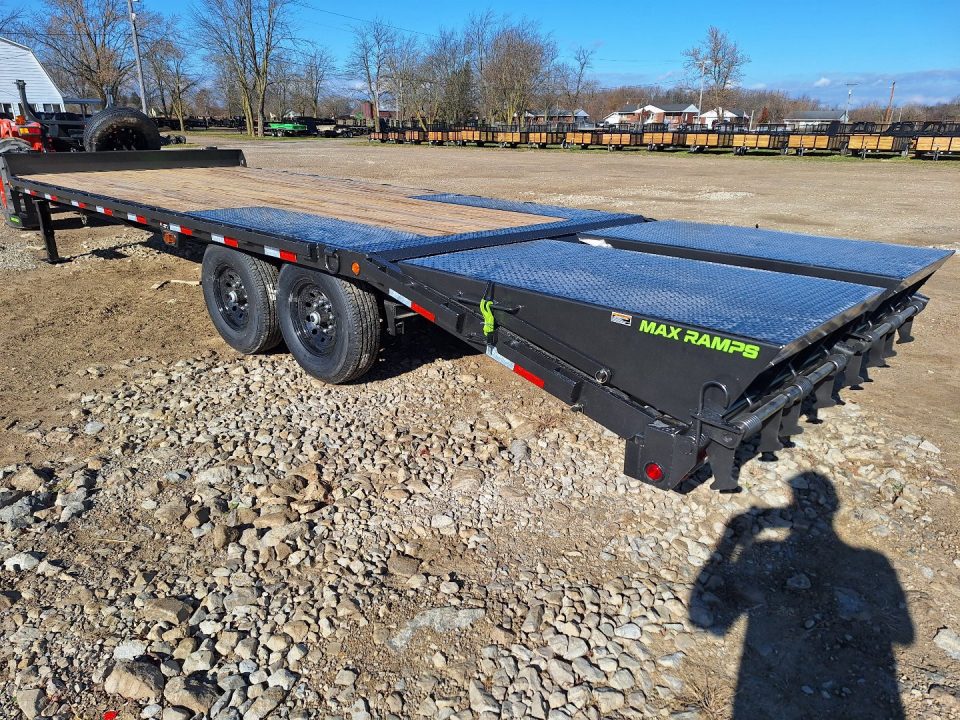 New 2025 Load Trail 102x24 Deckover Trailer W/Max Ramps
