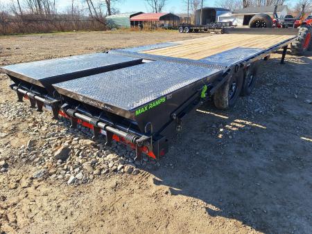 New 2025 Load Trail 102x24 Deckover Trailer W/Max Ramps