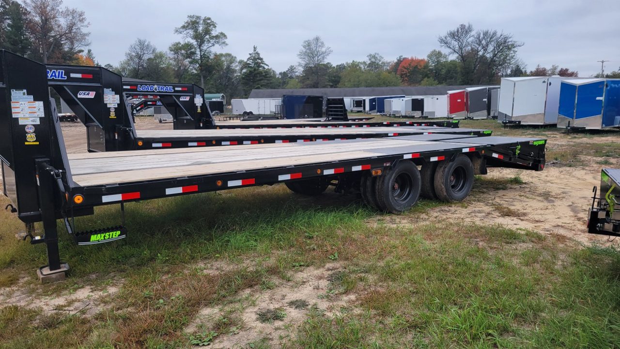 New 2025 Load Trail 102"X25' MAX RAMPS Gooseneck Trailer