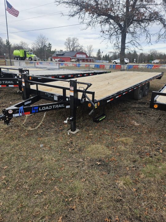 New 2024 LOAD TRAIL 102x24 Flat Deck Deckover Trailer