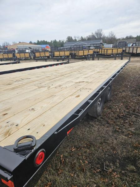 New 2024 LOAD TRAIL 102x24 Flat Deck Deckover Trailer