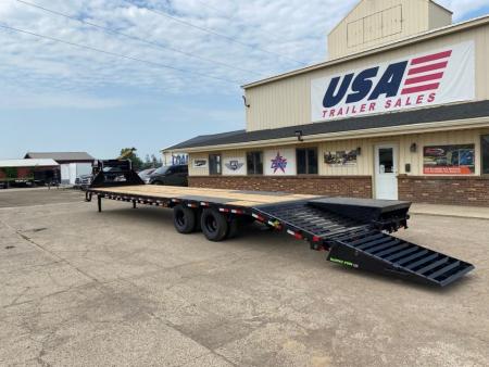 New 2026 Load Trail 102x36 Low-Pro 24k w/Max Ramps Gooseneck Bodies