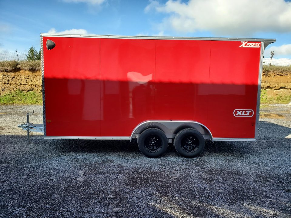 New ALCOM XLT-BD Enclosed Trailer / 7000 GVWR / 7.5'x14' / Ramp Door / Translucent Roof