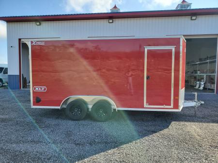 New ALCOM XLT-BD Enclosed Trailer / 7000 GVWR / 7.5'x14' / Ramp Door / Translucent Roof