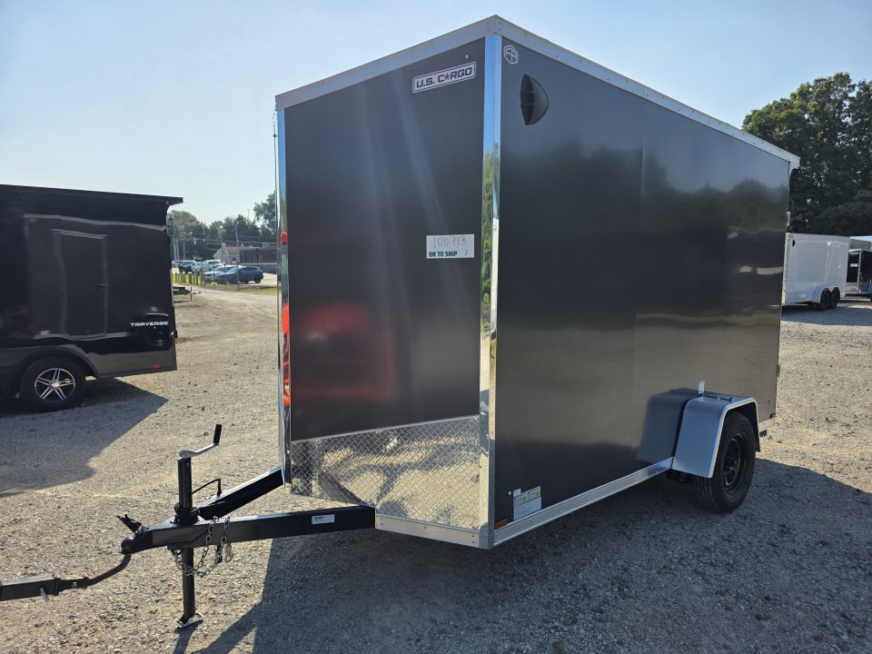 New 2027 US Cargo 6.5X12 POLY 080 SCREWLESS 7' INSIDE DRINGS SXS UTV GOLFCART MOWER Cargo / Enclosed Trailer