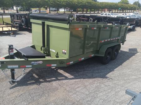 New 2027 Panther Cargo 7X16TA 16k 3FT SIDES TELE DUMP TRAILER