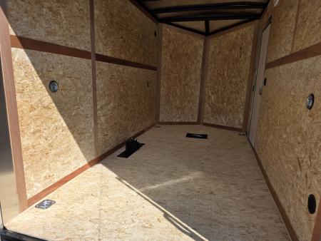 New 2027 US Cargo 6.5X12 POLY 080 SCREWLESS 7' INSIDE DRINGS SXS UTV GOLFCART MOWER Cargo / Enclosed Trailer