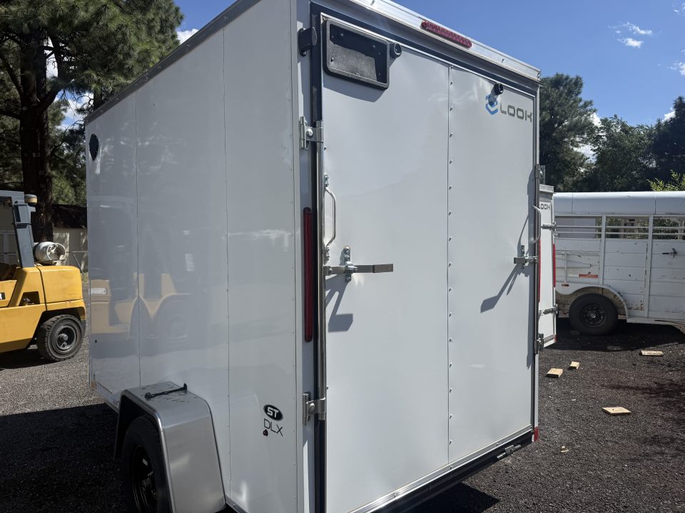 New 2027 Look Trailers 6X10 ST DLX 7' Tall rear Ramp Door Cargo / Enclosed Trailer