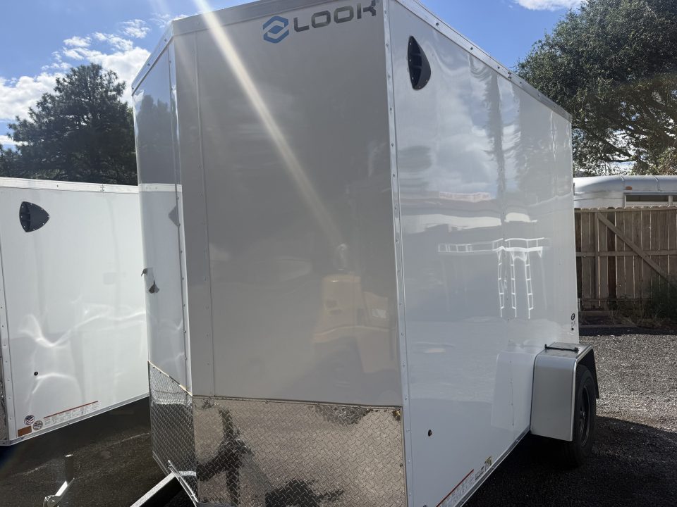 New 2027 Look Trailers 6X10 ST DLX 7' Tall rear Ramp Door Cargo / Enclosed Trailer