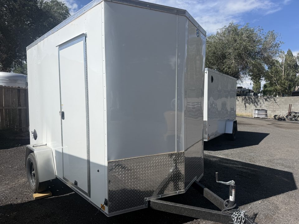New 2027 Look Trailers 6X10 ST DLX 7' Tall rear Ramp Door Cargo / Enclosed Trailer