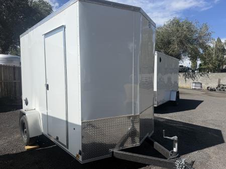 New 2027 Look Trailers 6X10 ST DLX 7' Tall rear Ramp Door Cargo / Enclosed Trailer