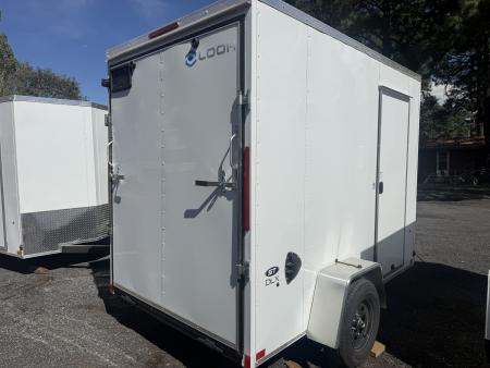 New 2027 Look Trailers 6X10 ST DLX 7' Tall rear Ramp Door Cargo / Enclosed Trailer