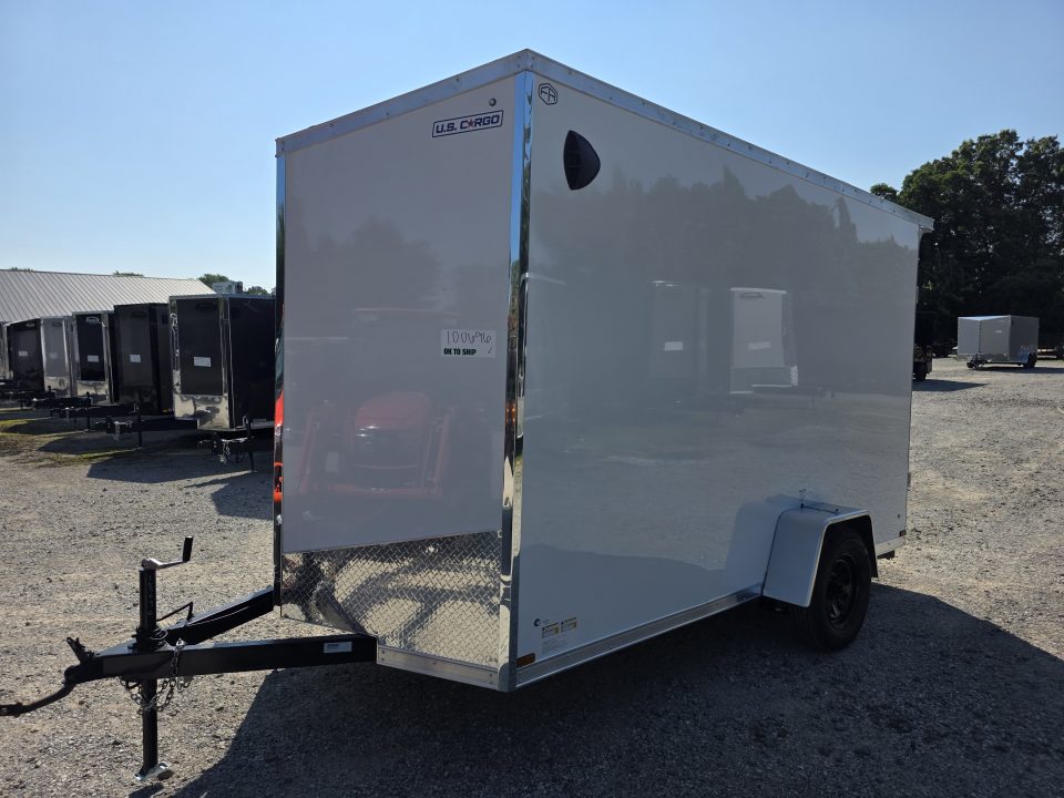 New 2027 US Cargo 6.5X12 POLY 080 SCREWLESS 7' INSIDE DRINGS SXS UTV GOLFCART MOWER Cargo / Enclosed Trailer