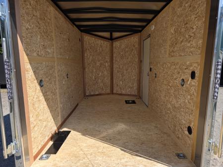 New 2027 US Cargo 6.5X12 POLY 080 SCREWLESS 7' INSIDE DRINGS SXS UTV GOLFCART MOWER Cargo / Enclosed Trailer