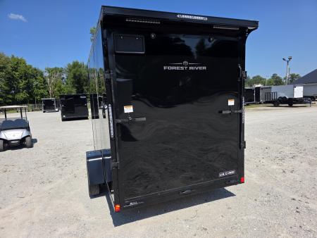 New 2027 US Cargo 6.5X12 080 SCREWLESS BLACKOUT 7' INSIDE DRINGS SXS UTV GOLFCART MOWER Cargo / Enclosed Trailer