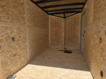 New 2027 US Cargo 6.5X12 080 SCREWLESS BLACKOUT 7' INSIDE DRINGS SXS UTV GOLFCART MOWER Cargo / Enclosed Trailer