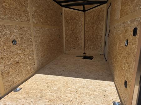 New 2027 US Cargo 6.5X12 080 SCREWLESS BLACKOUT 7' INSIDE DRINGS SXS UTV GOLFCART MOWER Cargo / Enclosed Trailer