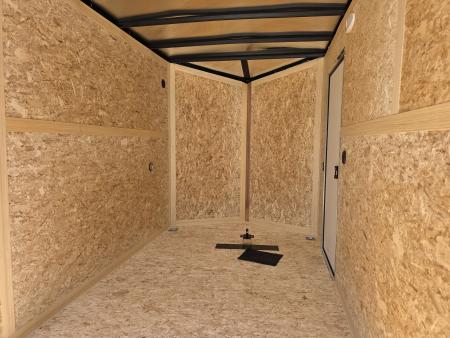 New 2027 US Cargo 6.5X12 080 SCREWLESS BLACKOUT 7' INSIDE DRINGS SXS UTV GOLFCART MOWER Cargo / Enclosed Trailer
