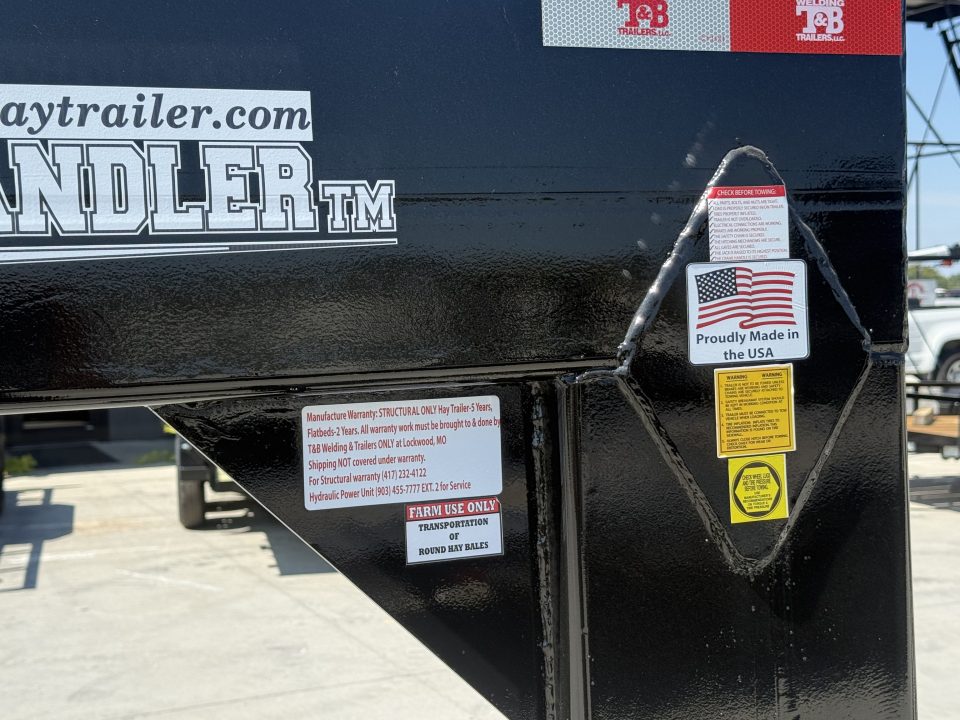 New 2026 T&B Welding & Trailers 42' IN LINE Hay Trailer