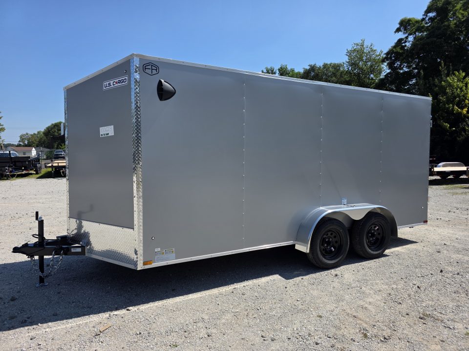 New 2027 US Cargo 7X16 TANDEM AXLE 6'6 TALL RAMP DOOR DRINGS Cargo / Enclosed Trailer