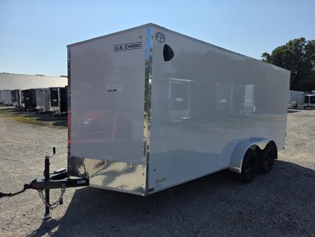 New 2027 US Cargo 7X16 TANDEM AXLE 6'6 TALL RAMP DOOR DRINGS Cargo / Enclosed Trailer