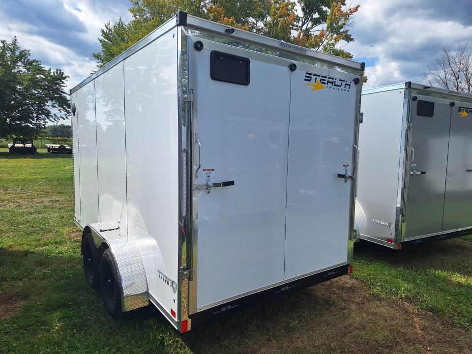 New 2027 Stealth Trailers 7x14 Cargo / Enclosed Trailer W/ Ramp Door and 6" Extra Height