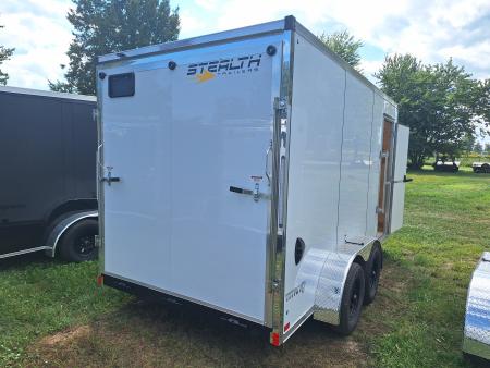 New 2027 Stealth Trailers 7x14 Cargo / Enclosed Trailer W/ Ramp Door and 6" Extra Height