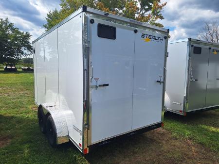New 2027 Stealth Trailers 7x14 Cargo / Enclosed Trailer W/ Ramp Door and 6" Extra Height