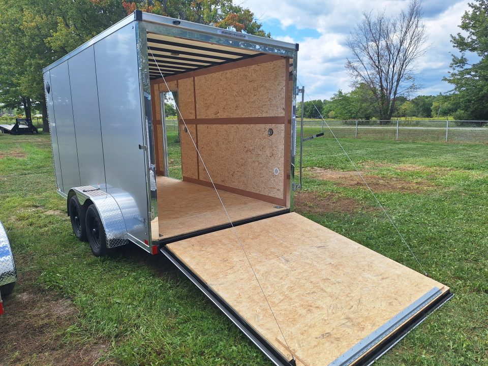New 2027 Stealth Trailers 7x14 Cargo / Enclosed Trailer W/ Ramp Door and 6" Extra Height
