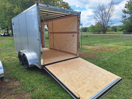 New 2027 Stealth Trailers 7x14 Cargo / Enclosed Trailer W/ Ramp Door and 6" Extra Height