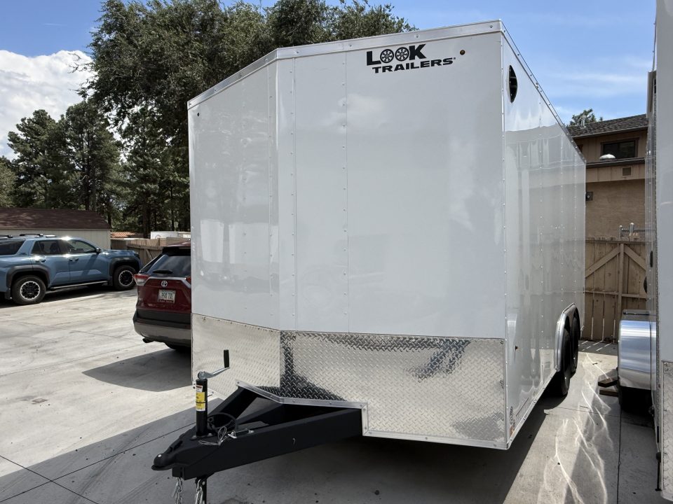 New 2026 Look Trailers 8.5X16 ST DLX Enclosed Cargo 7' Tall Ramp