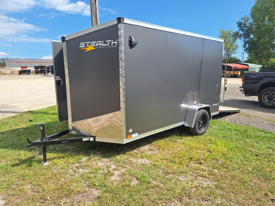 New 2027 Stealth Trailers Titan 6x12 Cargo / Enclosed Trailer W/ Ramp Door and 6" Extra Height