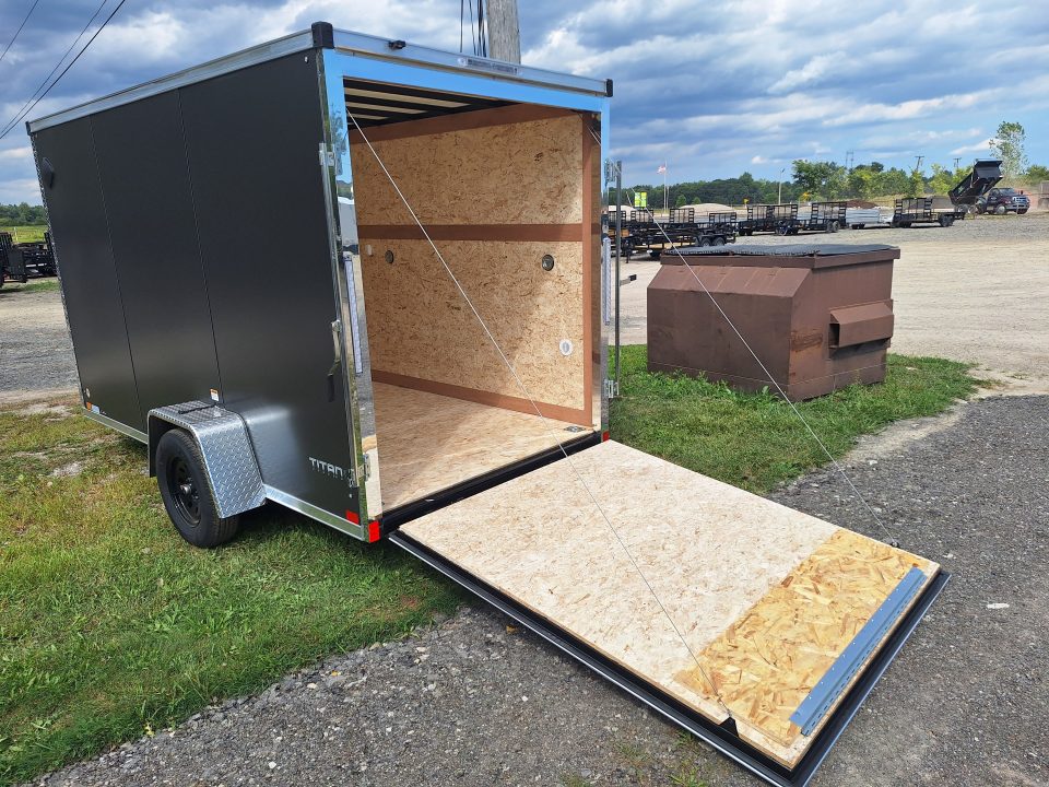 New 2027 Stealth Trailers Titan 6x12 Cargo / Enclosed Trailer W/ Ramp Door and 6" Extra Height