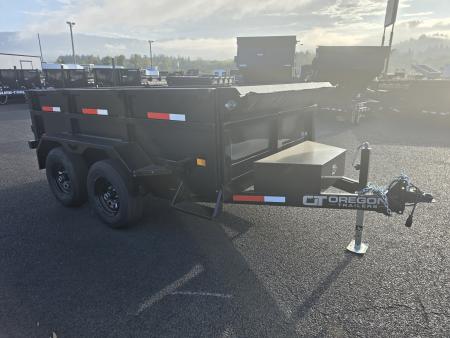 New 2027 Eagle 6X10 Loaded Dump Trailer w/ Ramps, Tarp, 110V Charger 10K GVWR