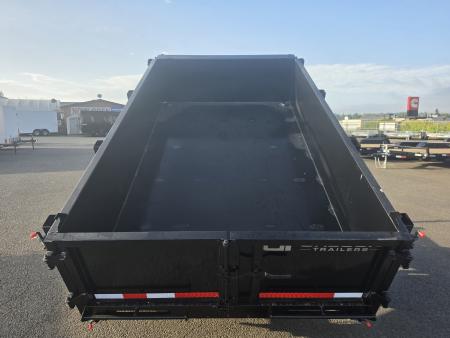 New 2027 Eagle 6X10 Loaded Dump Trailer w/ Ramps, Tarp, 110V Charger 10K GVWR