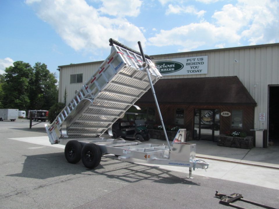 New Mission 7 X 14 Aluminum Dump Trailer