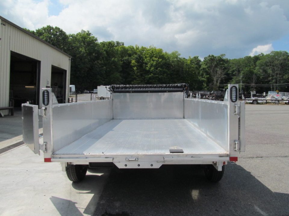 New Mission 7 X 14 Aluminum Dump Trailer