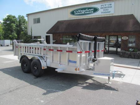 New Mission 7 X 14 Aluminum Dump Trailer