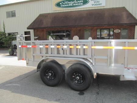 New Mission 7 X 14 Aluminum Dump Trailer