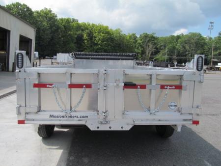 New Mission 7 X 14 Aluminum Dump Trailer