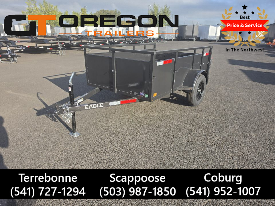 New 2026 Eagle Trailers 5x8 Falcon Light Speed Utility w/ Ramps 3K GVWR