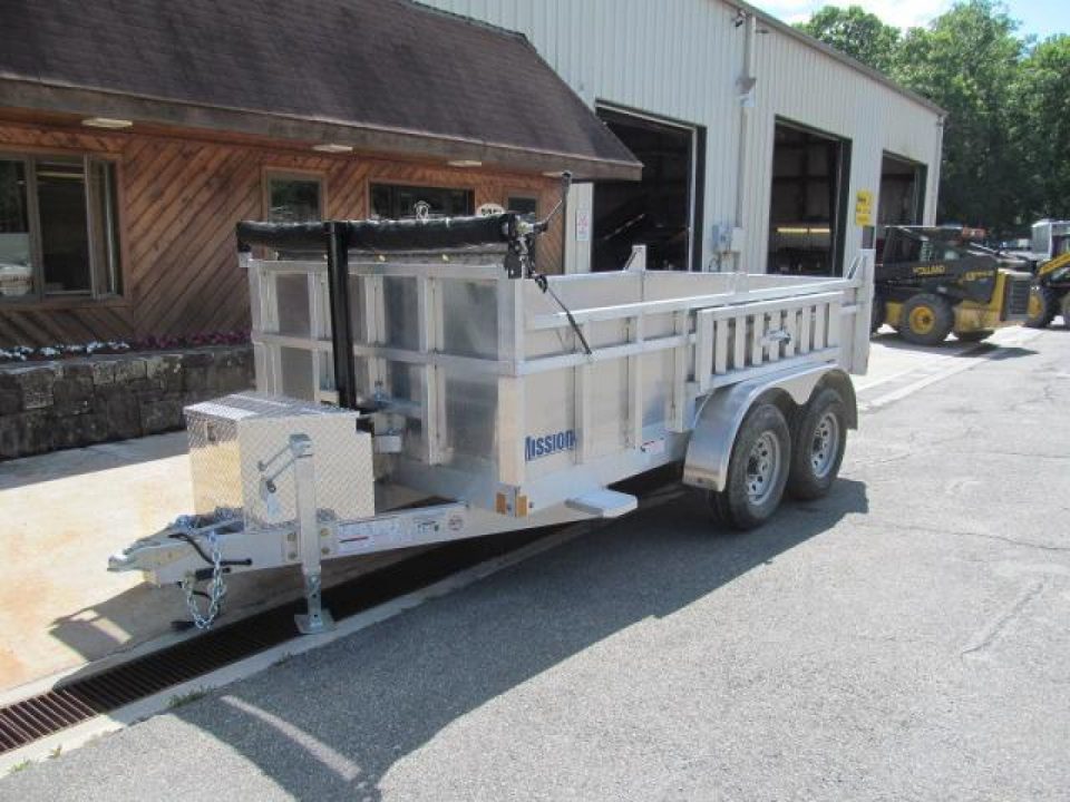 New Mission 6 X 12 Aluminum Dump Trailer