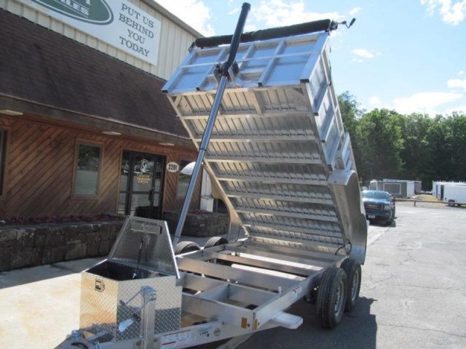 New Mission 6 X 12 Aluminum Dump Trailer