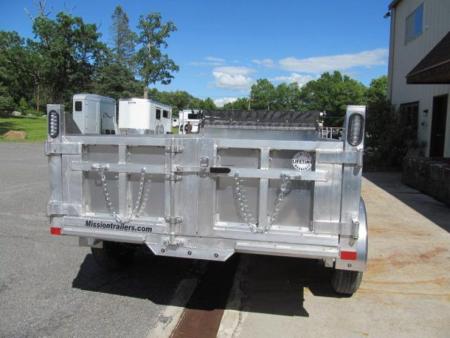 New Mission 6 X 12 Aluminum Dump Trailer