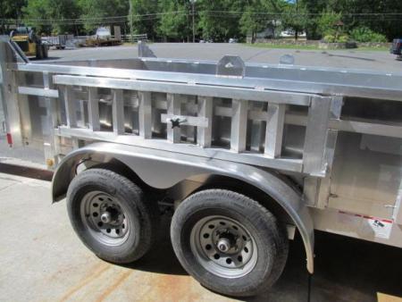 New Mission 6 X 12 Aluminum Dump Trailer