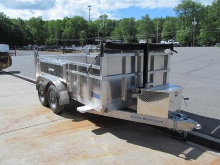 New Mission 6 X 12 Aluminum Dump Trailer
