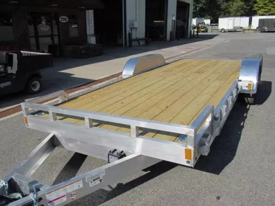 New Mission Aluminum Open Car Hauler 6'8" X 18 7K Car / Racing Trailer