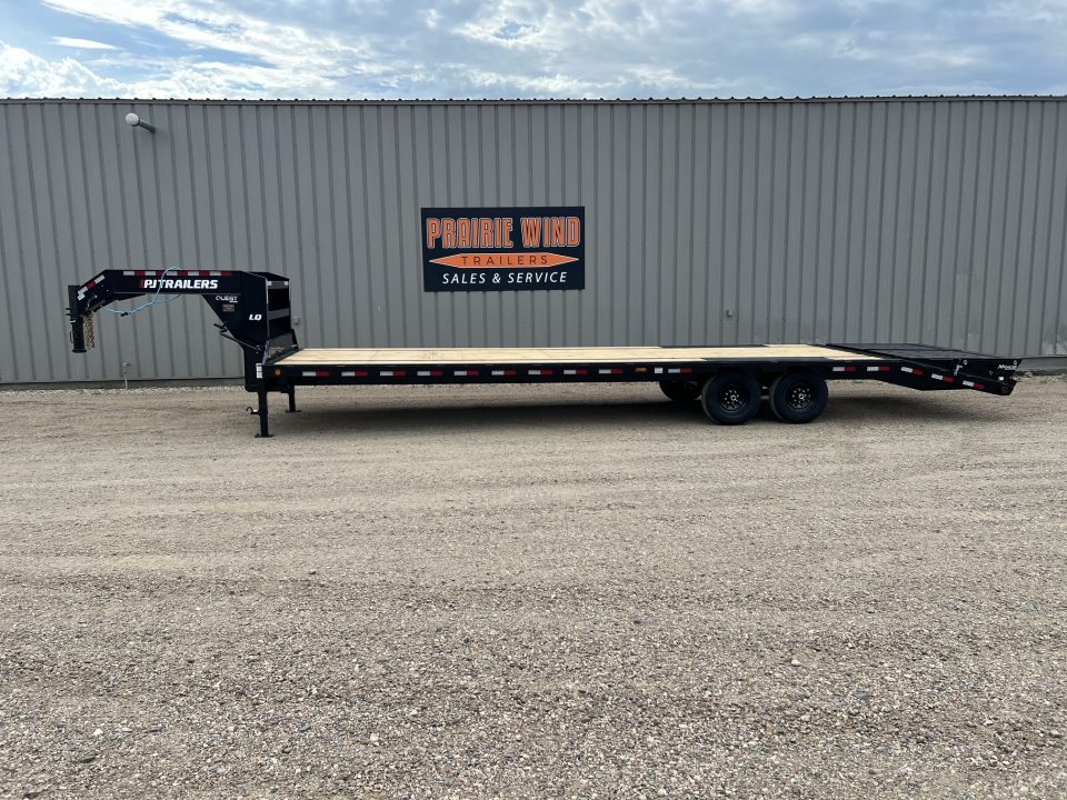 New 2027 PJ Trailers 32' Quest LQ Gooseneck Flatbed Trailer