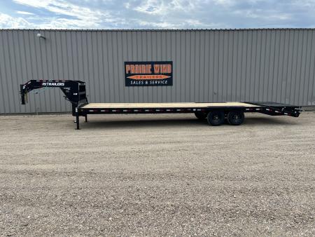 New 2027 PJ Trailers 32' Quest LQ Gooseneck Flatbed Trailer
