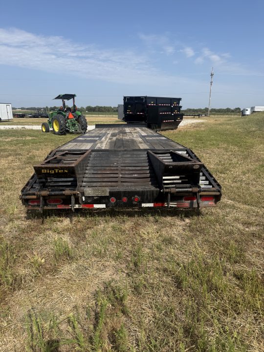 Used 2013 Big Tex Trailers 22PH TANDEM DUAL DECK OVER PINTLE W/ 5' DOVE/ MAX RAMPS/ 102X25 Equipment Trailer